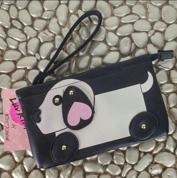 Betsey Johnson Handbags - Luv Betsey by Betsey Johnson dachshund wristlet